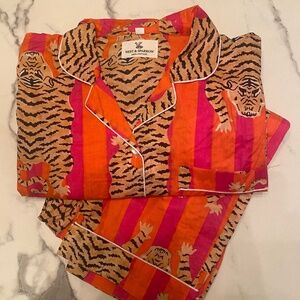 NWOT Handmade Hand block Cotton Pajama Set